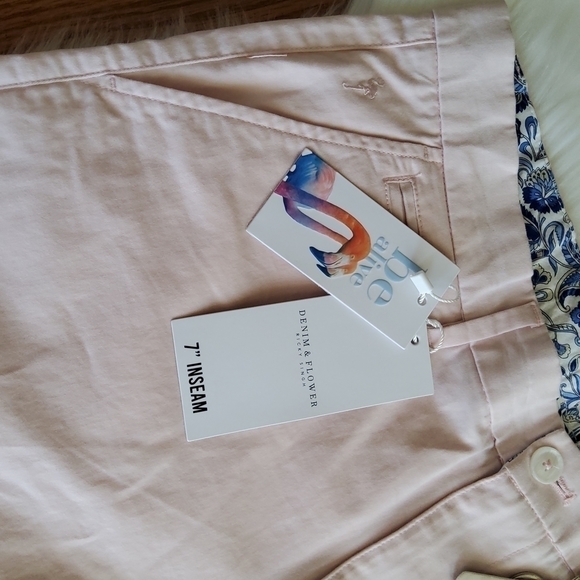💜💚🧡  Peach Shorts! New! Size 34. - Picture 3 of 5
